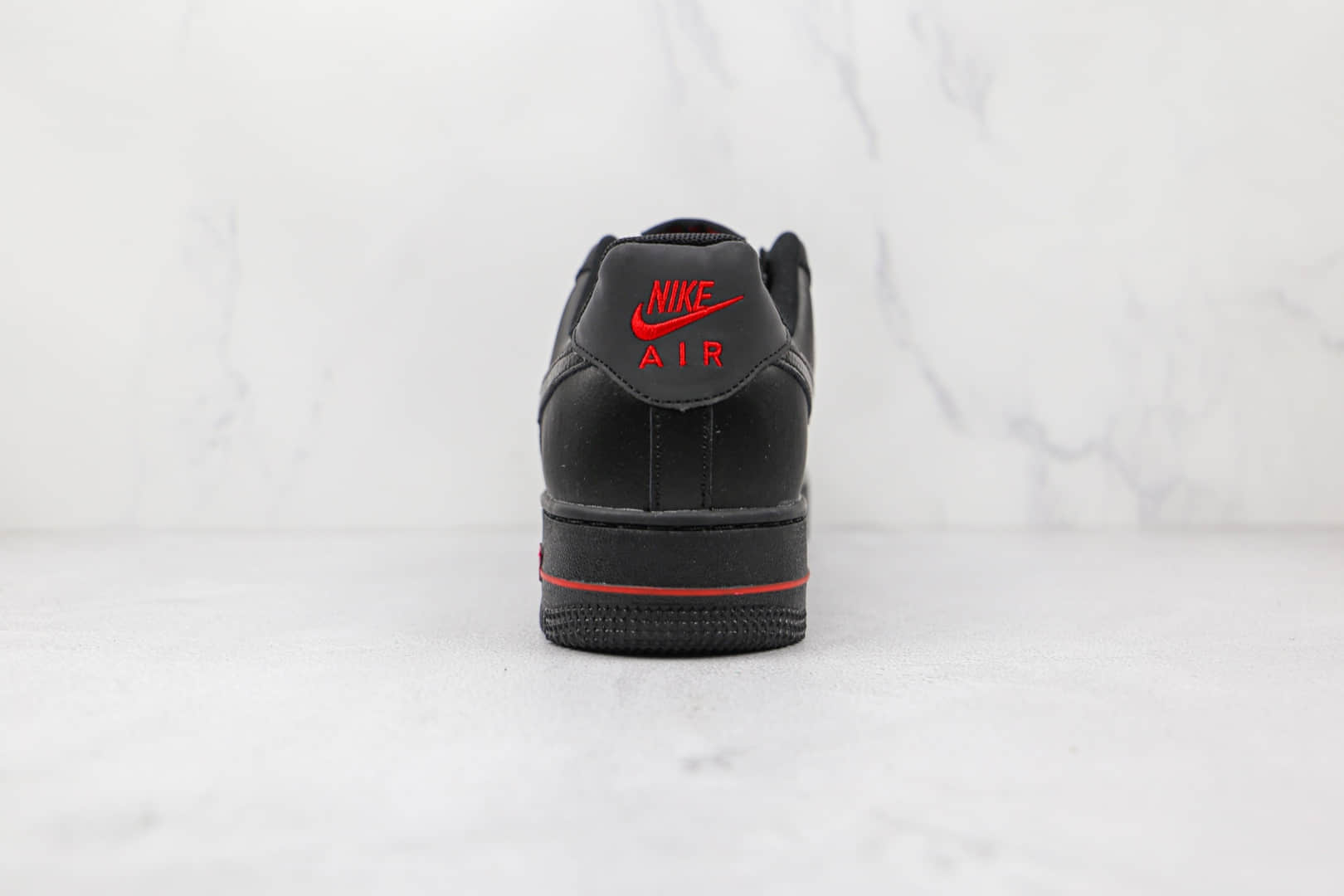 耐克Nike Air Force 1 Low纯原版本空军一号低帮AF1黑红3M反光原标原盒 货号：DO6389-001