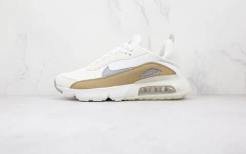 耐克Nike Air Max 2090纯原版本白卡其色皮面Max2090气垫鞋原楦头纸板打造 货号：DA8702-100