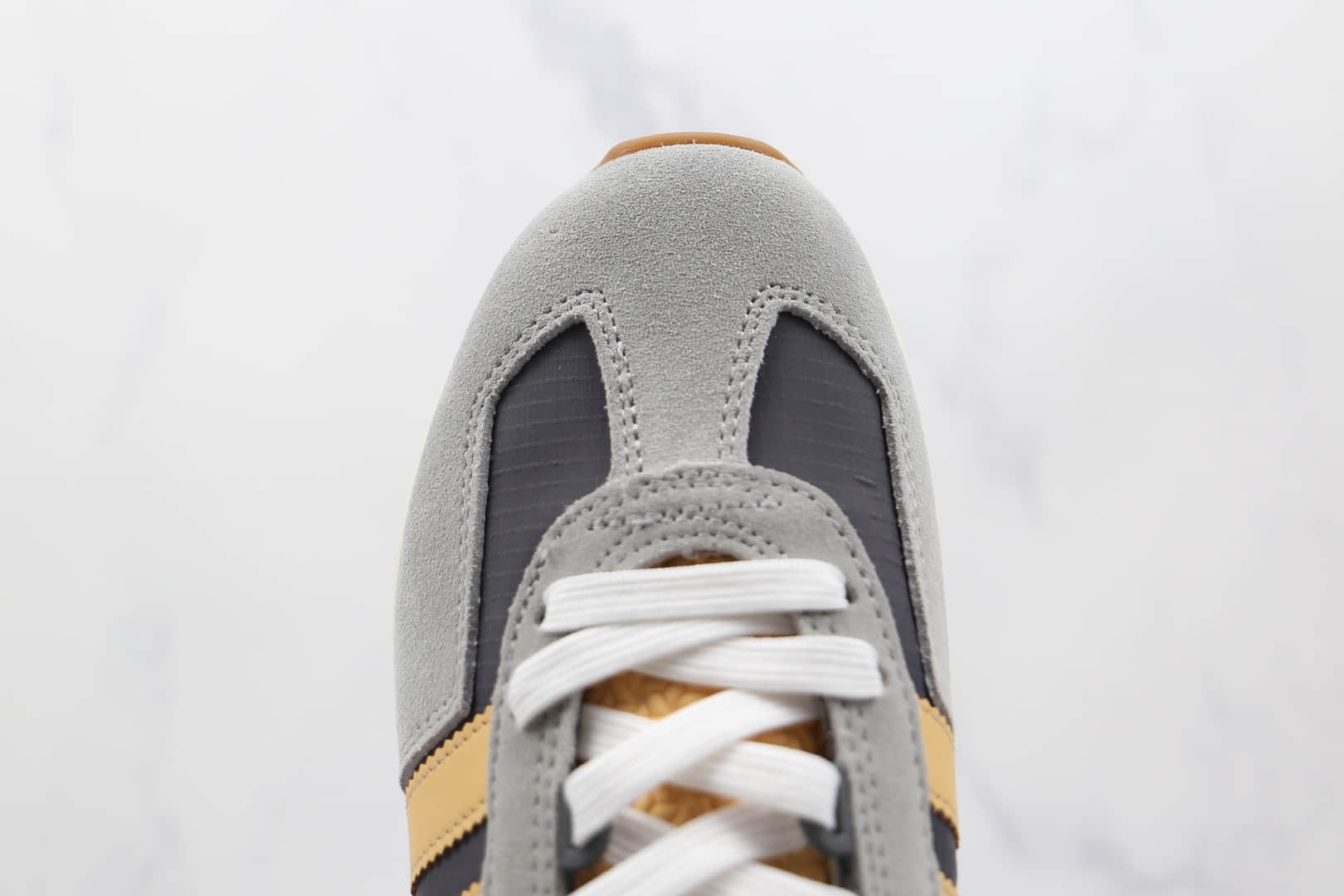 阿迪达斯Adidas RETROPY E5纯原版本三叶草厚底灰白橙色爆米花跑鞋原楦头纸板打造 货号：H03078