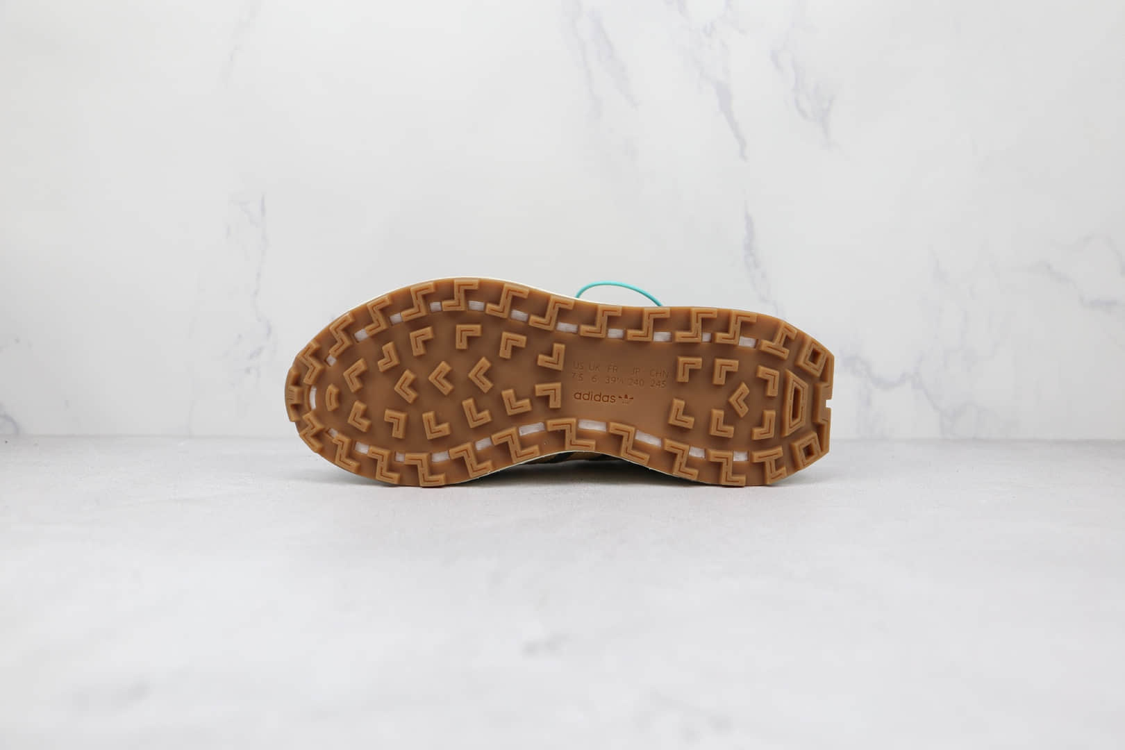 阿迪达斯Adidas RETROPY E5纯原版本三叶草厚底灰白橙色爆米花跑鞋原楦头纸板打造 货号：H03078