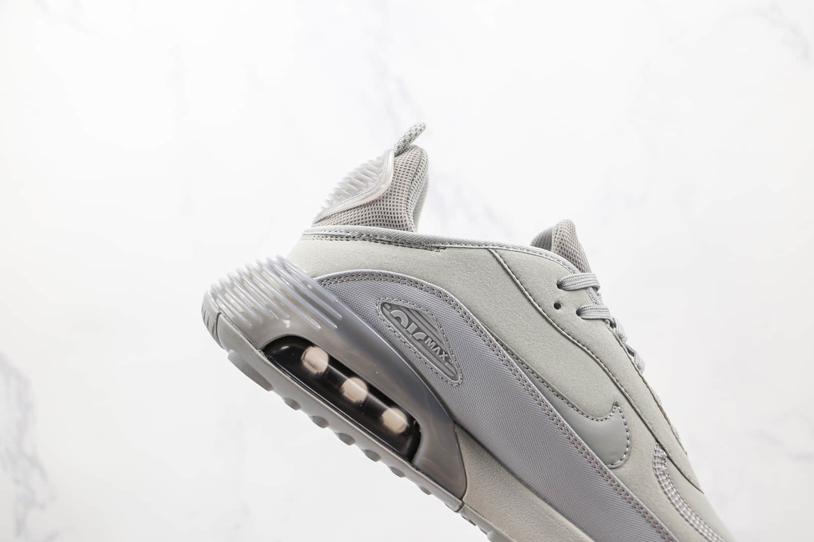 耐克Nike Air Max 2090纯原版本灰色半掌max2090气垫鞋原档案数据开发原盒原标 货号：DH7708-001