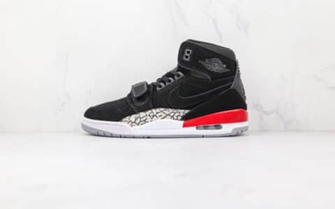 乔丹Air Jordan Legacy 312纯原版本高帮AJ132麂皮黑红色板鞋原档案数据开发 货号：AV3922-060