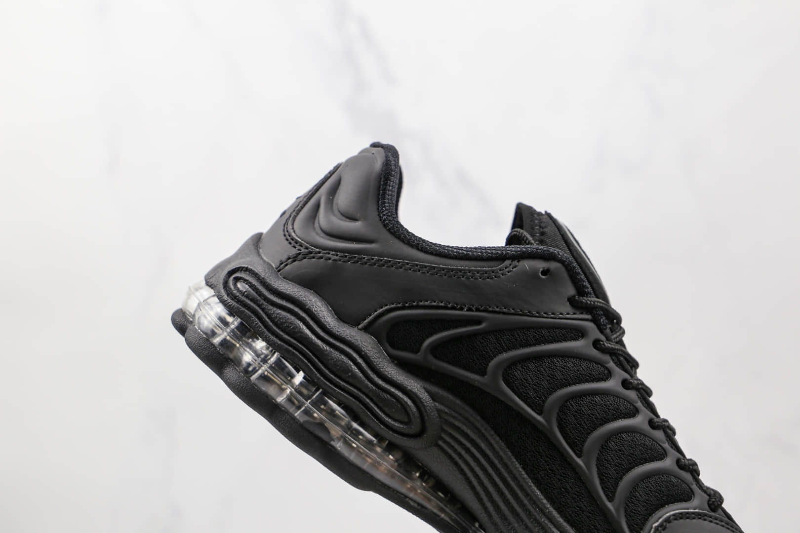 耐克Nike Air Tunched Max Dark Charcoal纯原版本黑色Max复古气垫跑鞋原楦头纸板打造 货号：CV6984-004