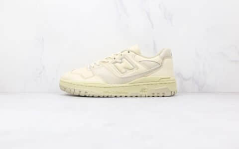 新百伦New balance 550纯原版本复古NB550米色板鞋原楦头纸板打造原盒原标 货号：BB550AR