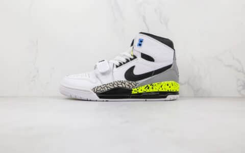 乔丹Air Jordan Legacy 312纯原版本高帮AJ312白黑绿色板鞋原盒原标 货号：AQ4160-107