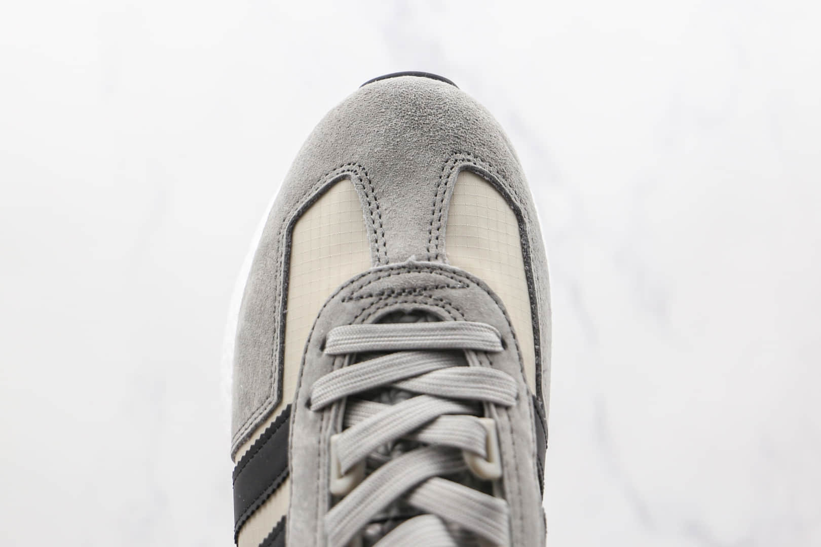 阿迪达斯ADIDAS RETROPY E5纯原版本三叶草灰黑色厚底爆米花跑鞋原鞋开模一比一打造 货号：GW1188