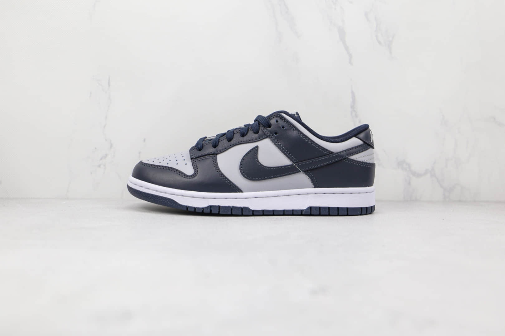 耐克Nike SB Dunk Low Georgetown纯原版本低帮SB DUNK乔治城灰深蓝色板鞋原楦头纸板打造 货号：DD1391-003