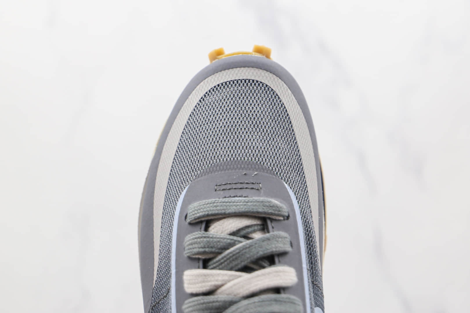 耐克Nike LDWAFFLE GREY x sacai x CLOT纯原版本三方联名款华夫2.0灰蓝色双钩老爹鞋原盒原标 货号：DH3114-001