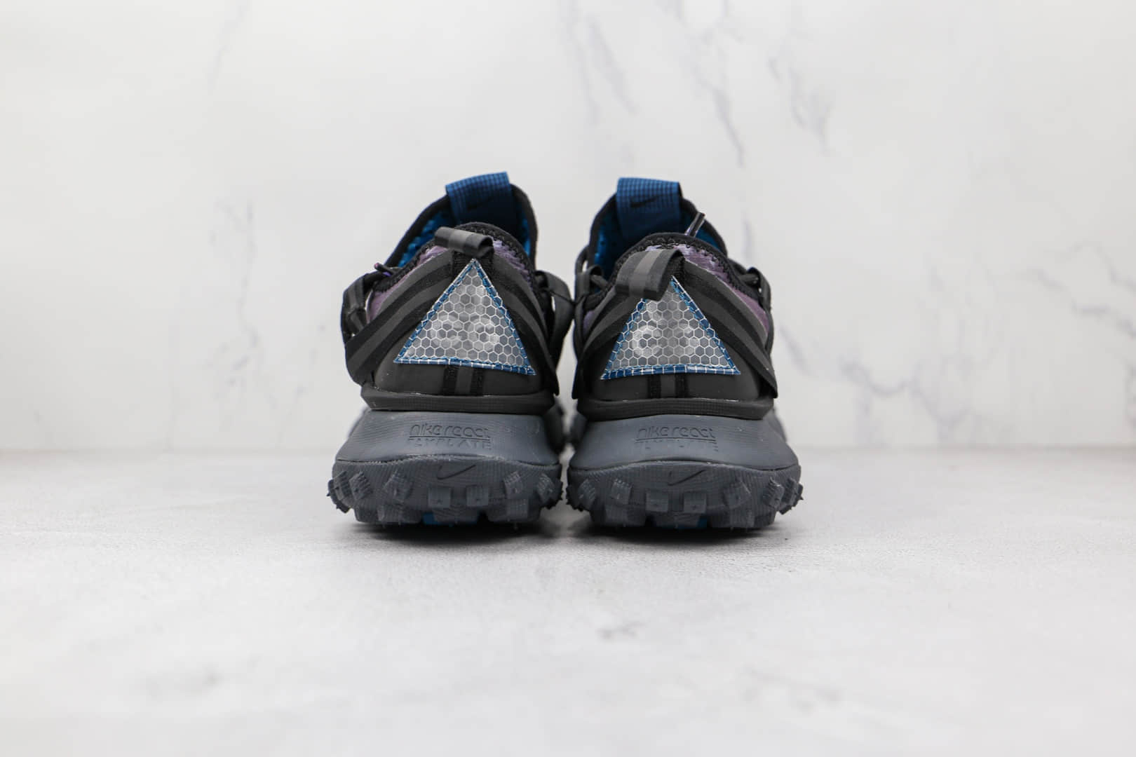耐克Nike ACG Mountain Fly Low Fossil Stone纯原版本网状黑紫色ACG户外登山鞋原档案数据开发 货号：DC9660-001