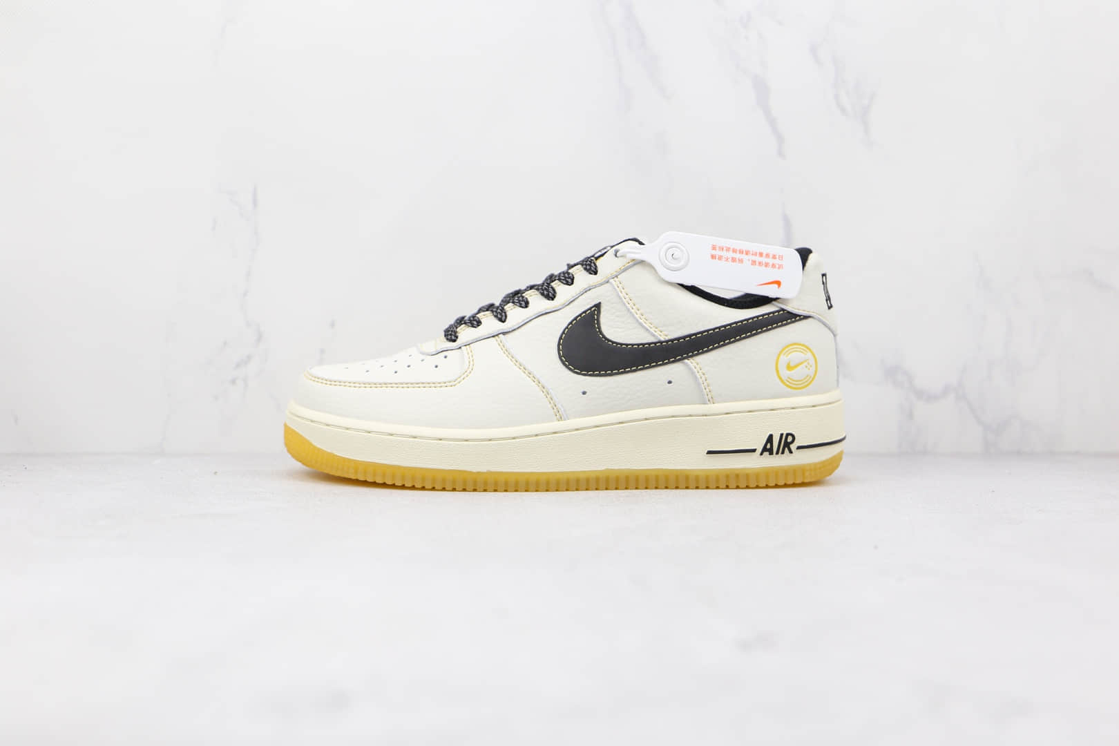 耐克Nike Air Force1 Low纯原版本低帮空军一号NYC洛杉矶快船队生胶底配色板鞋内置气垫 货号：CH1808-008