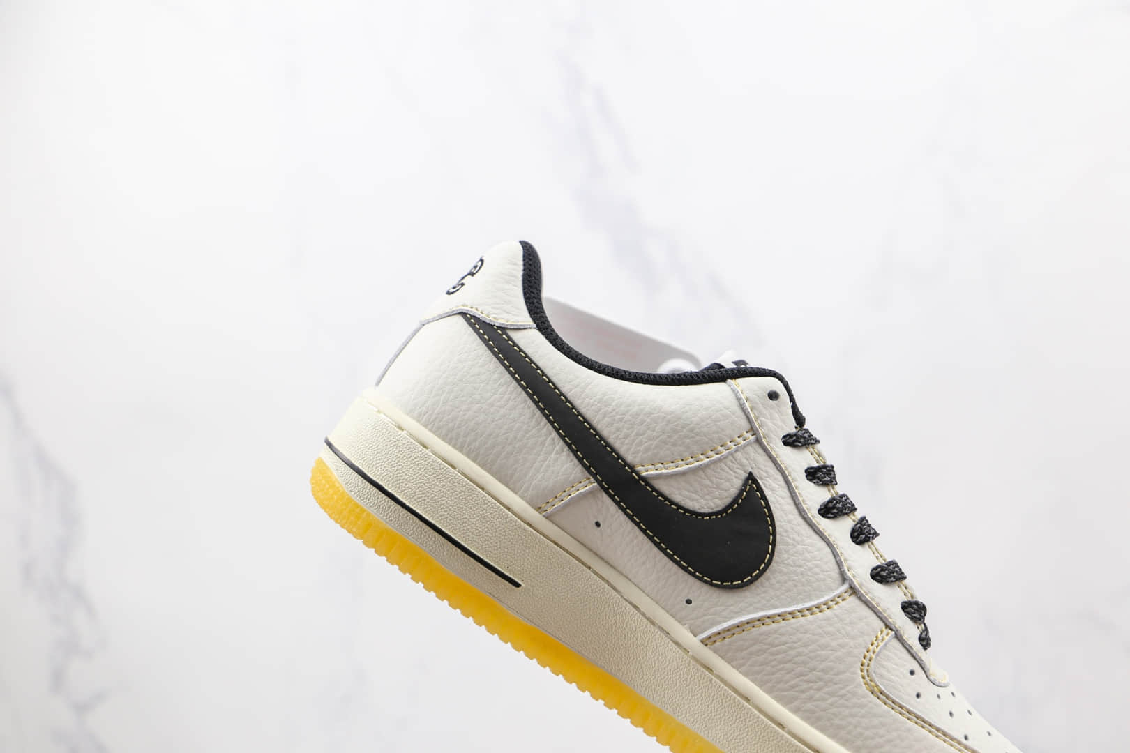 耐克Nike Air Force1 Low纯原版本低帮空军一号NYC洛杉矶快船队生胶底配色板鞋内置气垫 货号：CH1808-008