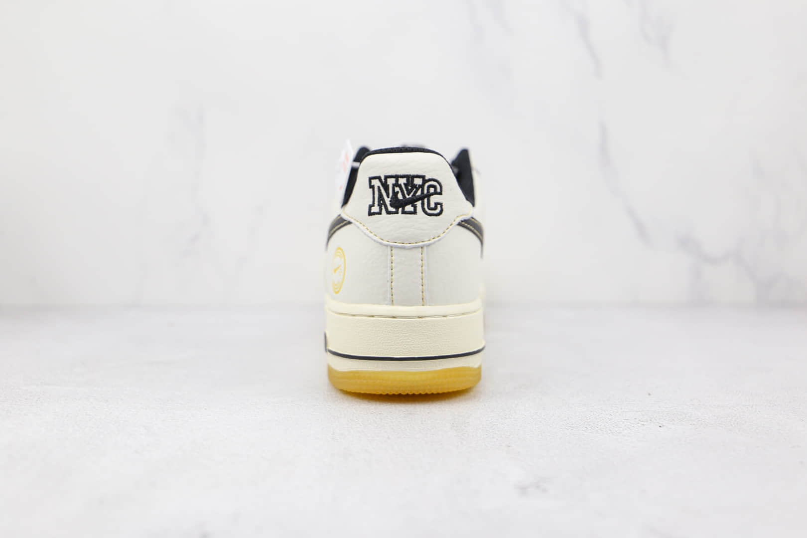 耐克Nike Air Force1 Low纯原版本低帮空军一号NYC洛杉矶快船队生胶底配色板鞋内置气垫 货号：CH1808-008