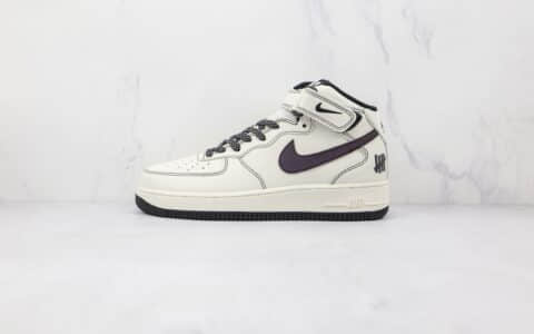 耐克Nike Air Force 1 mid纯原版本中帮空军一号五道杠夜魔侠联名款板鞋原档案数据开发 货号：CK6690-100