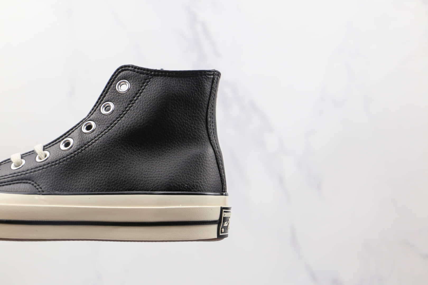 匡威Converse 1970S公司级版本皮面经典复古黑色硫化板鞋原楦头纸板打造 货号：170369C