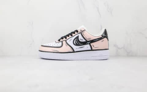 耐克Nike Air Force 1 Low纯原版本低帮空军一号二次元漫画涂鸦板鞋内置气垫 货号：CW2288-213