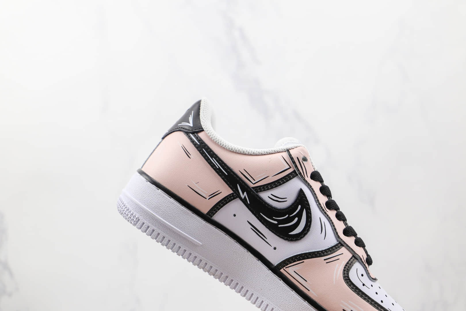 耐克Nike Air Force 1 Low纯原版本低帮空军一号二次元漫画涂鸦板鞋内置气垫 货号：CW2288-213