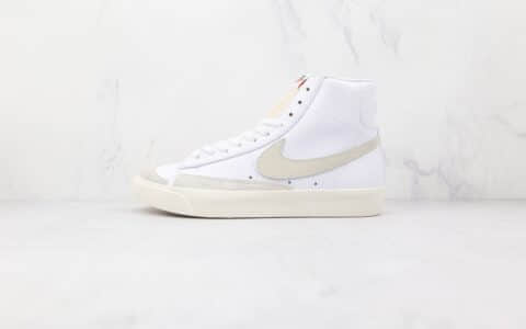 耐克NIKE Blazer MID 77 VNTG纯原版本高帮开拓者白银色板鞋原档案数据开发 货号：BQ6806-106