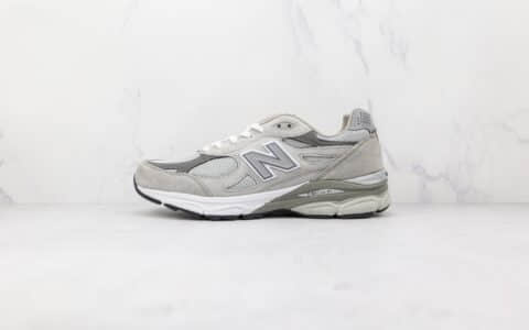 新百伦NEW BALANCE 990v3纯原版本美产灰色复古NB993慢跑鞋原楦头纸板打造 货号：M990GY3