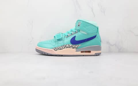 乔丹Air Jordan Legacy 312纯原版本高帮AJ312蒂芙尼绿色篮球鞋原盒原标 货号：AV3922-384