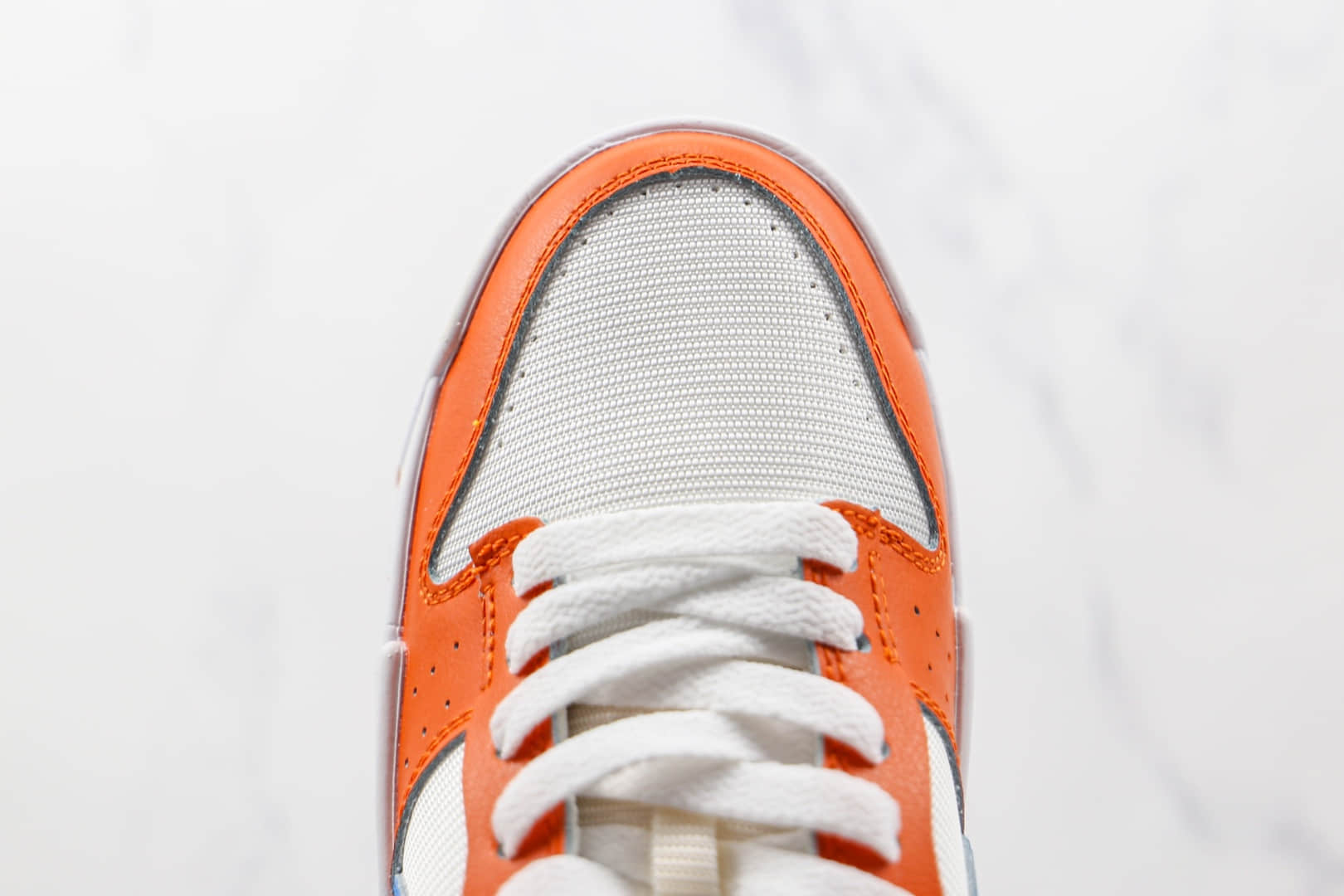 耐克Nike Dunk Low Disrupt纯原版本低帮SB DUNK解构橙蓝色板鞋原楦头纸板打造 货号：CK6654-104