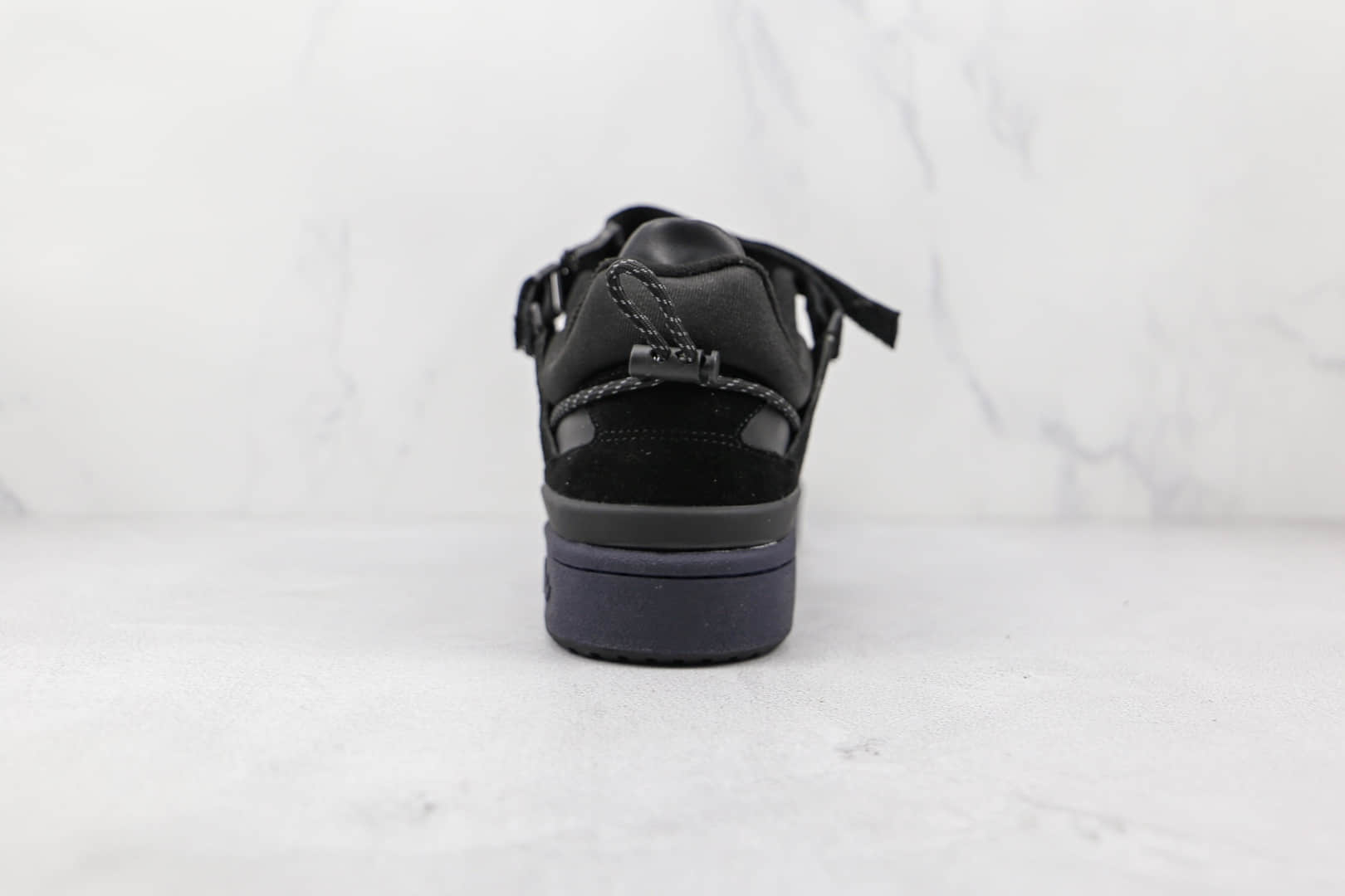 阿迪达斯Adidas Forum Low x Bad Bunny联名款纯原版本低帮黑色黑兔板鞋原档案数据开发 货号：GW5021