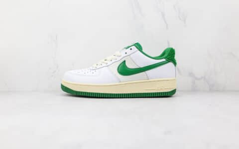 耐克Nike Air Force 1纯原版本低帮空军一号白绿色板鞋内置气垫 货号：DO5220-131