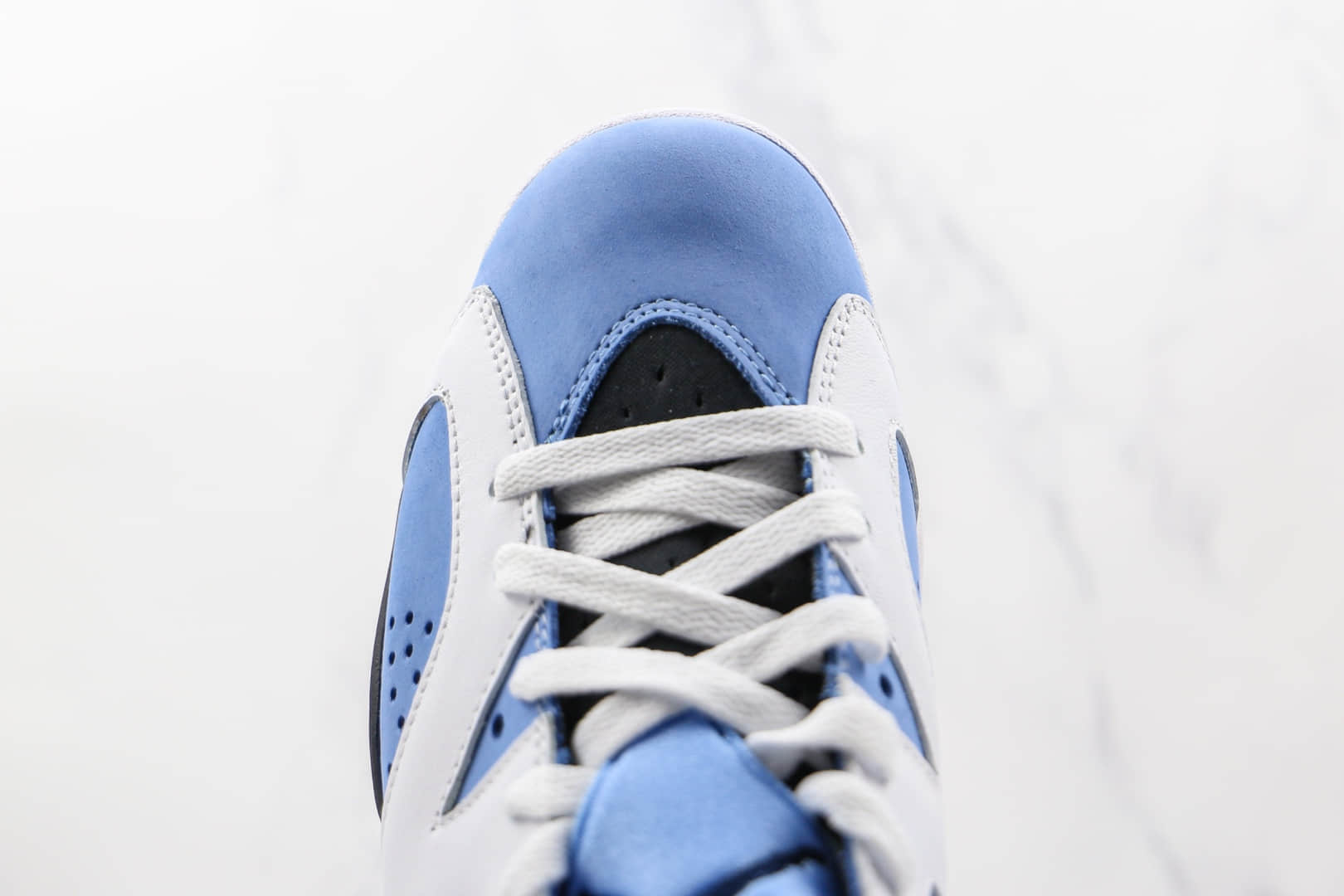 乔丹Air Jordan 6 University Blue纯原版本北卡蓝白蓝色AJ6篮球鞋原楦头纸板打造 货号：CT8529-410