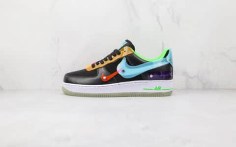 耐克Nike Air Force 1 Low Have A Good Game纯原版本低帮空军一号黑色夜光板鞋内置气垫 货号：DO7085-011