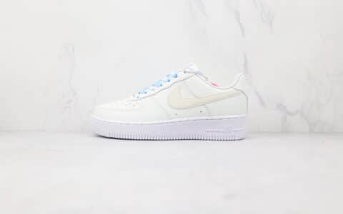 耐克Nike Air Force 1’07 fine day纯原版本低帮空军一号温变晴天蓝热感应板鞋内置气垫 货号：DA8301-111