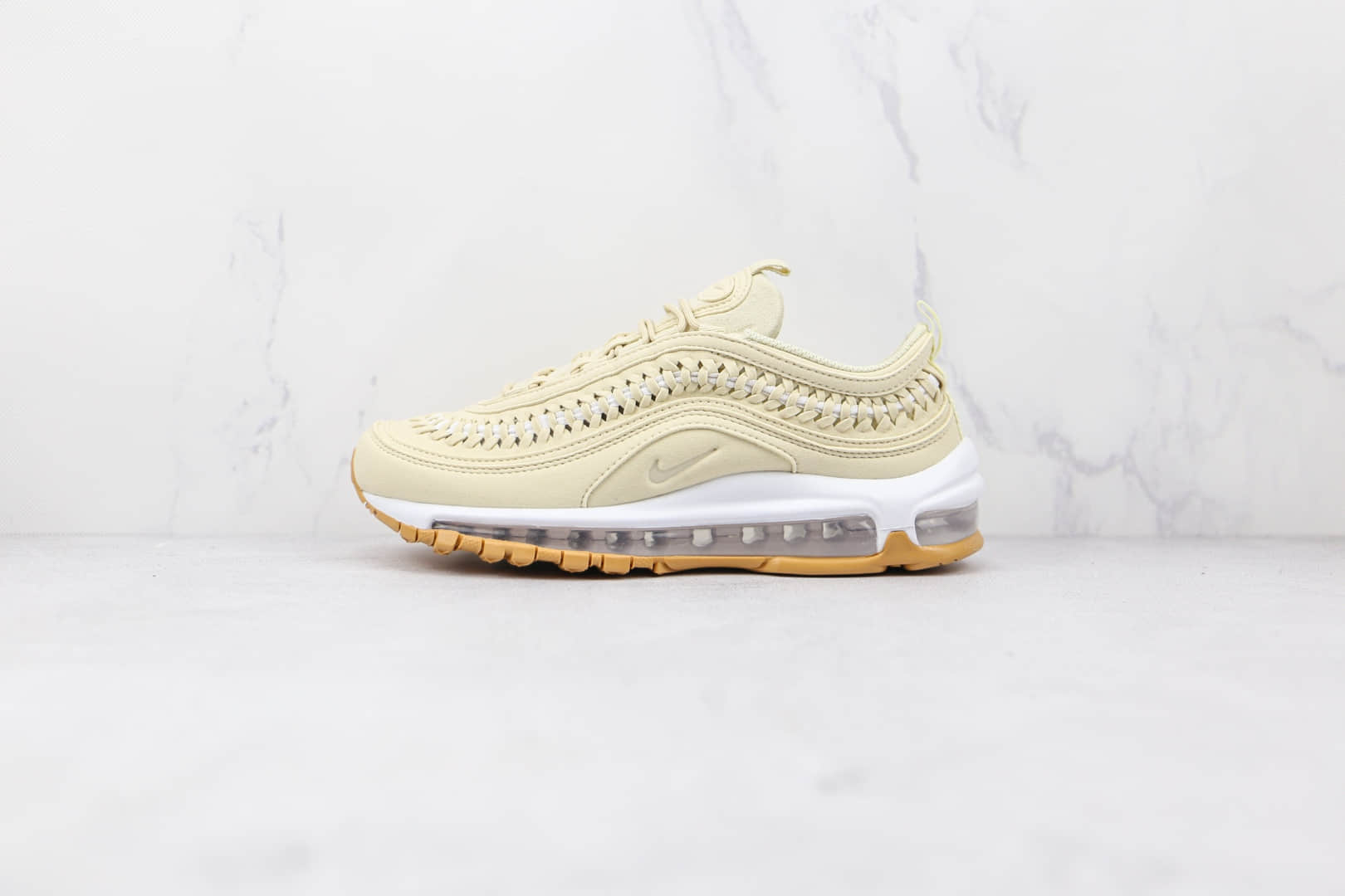 耐克NIKE Air Max 97纯原版本米色子弹头Max97气垫鞋原厂真气垫 货号：DC4144-200