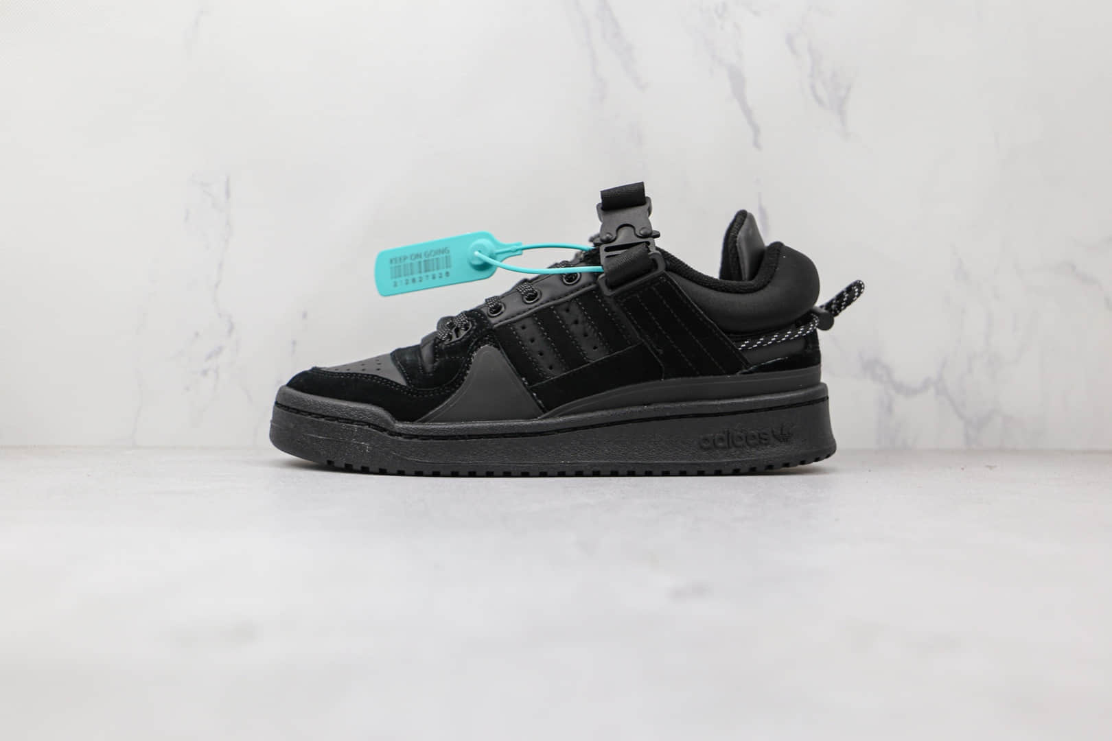 阿迪达斯adidas Forum Low x Bad Bunny联名款纯原版本黑色黑兔板鞋原档案数据开发 货号：GW0266