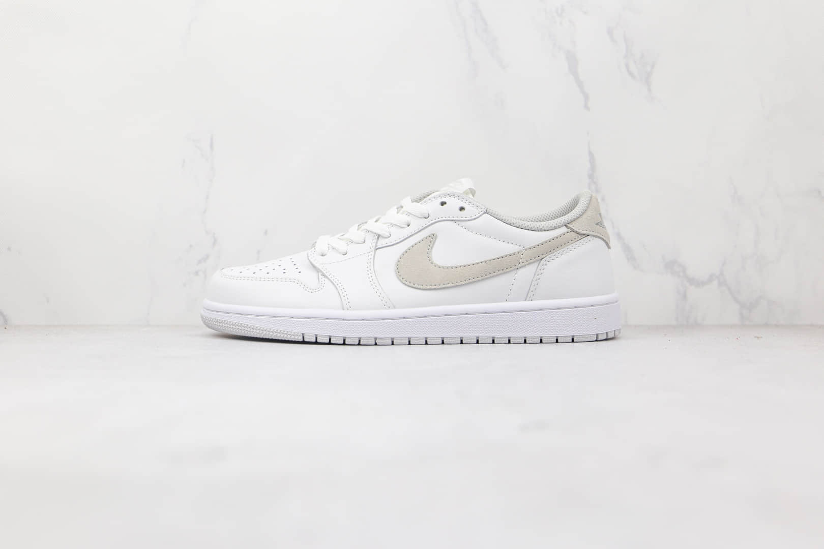 乔丹Air Jordan 1 Low OG 85 Neutral Grey纯原版本低帮AJ1白灰色板鞋原盒原标 货号：CZ0775-100