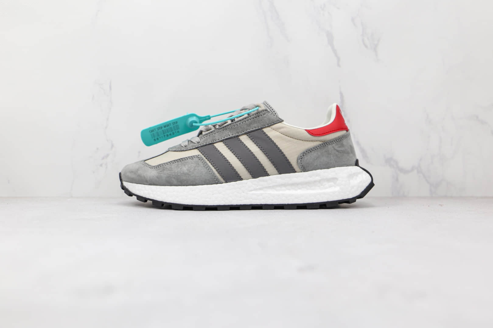 阿迪达斯Adidas RETROPY E5纯原版本三叶草厚底爆米花跑鞋原档案数据开发 货号：GW4418