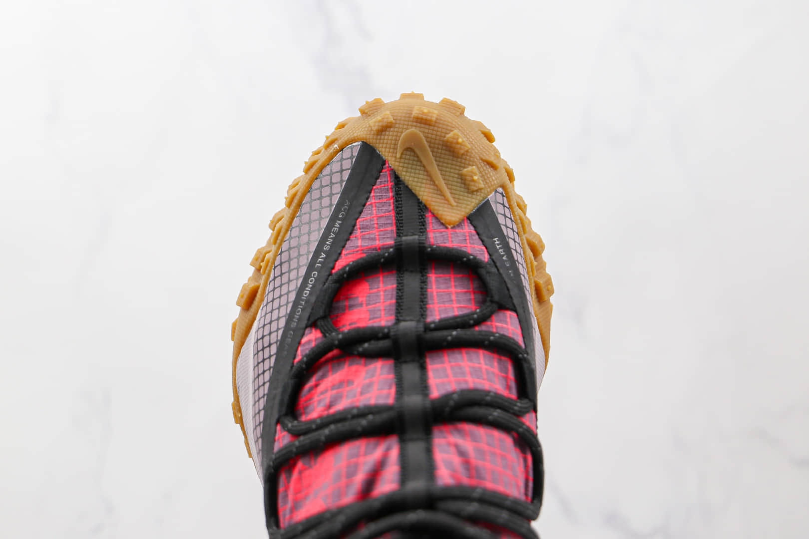 耐克Nike ACG Mountain Fly Low Fossil Stone纯原版本黑粉色网状ACG登山鞋原档案数据开发 货号：DC9045-500