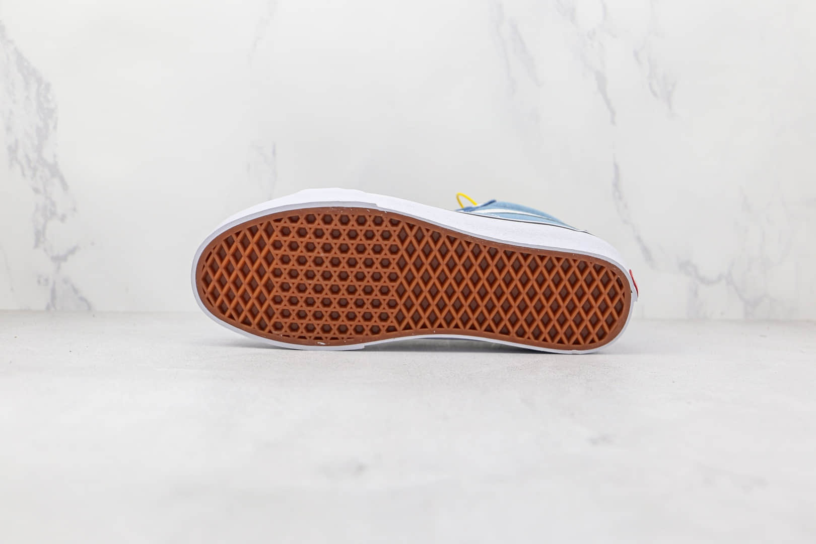 万斯VANS SK8-MID公司级版本中帮水冰月蓝色硫化帆布鞋原鞋开模一比一打造 货号：VN0A3MV8Q69