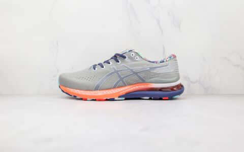 亚瑟士ASICS GEL-KAYANO 28纯原版本彩灰色缓震运动跑鞋原鞋开模一比一打造 货号：1011B310-960