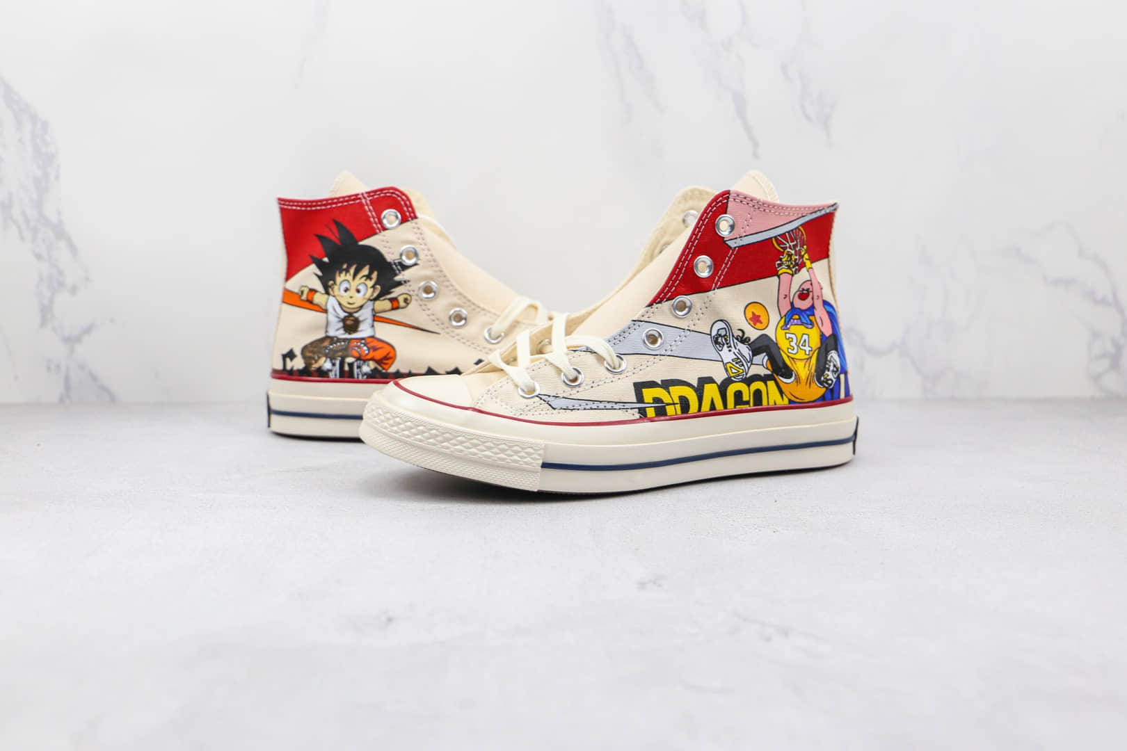 匡威Converse chuck 1970s公司级版本七龙珠联名款漫画限定版硫化帆布鞋原楦头纸板打造原盒原标