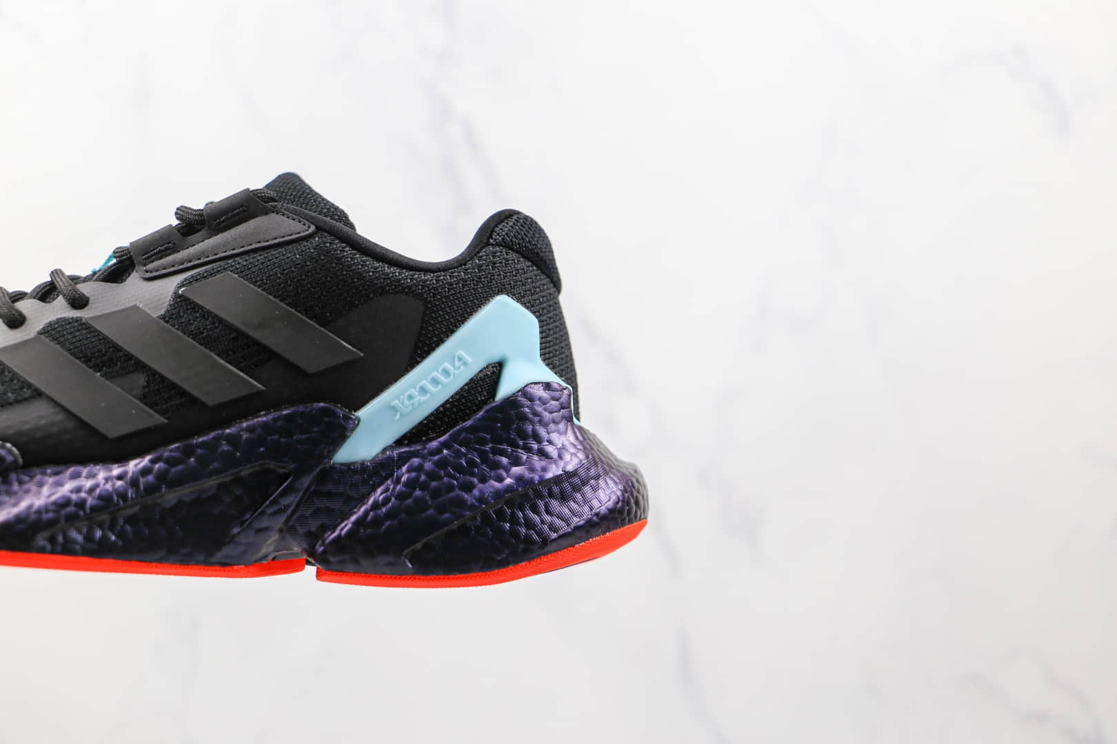 阿迪达斯Adidas Boost X9000L4纯原版本黑蓝色X9000L4爆米花跑鞋原档案数据开发 货号：S23665