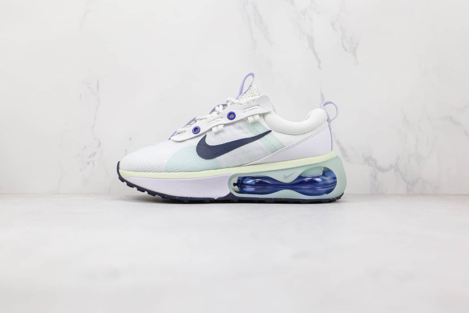 耐克Nike Air Max 2021纯原版本白蓝色Max2021半掌气垫鞋原档案数据开发 货号：DA1923-100