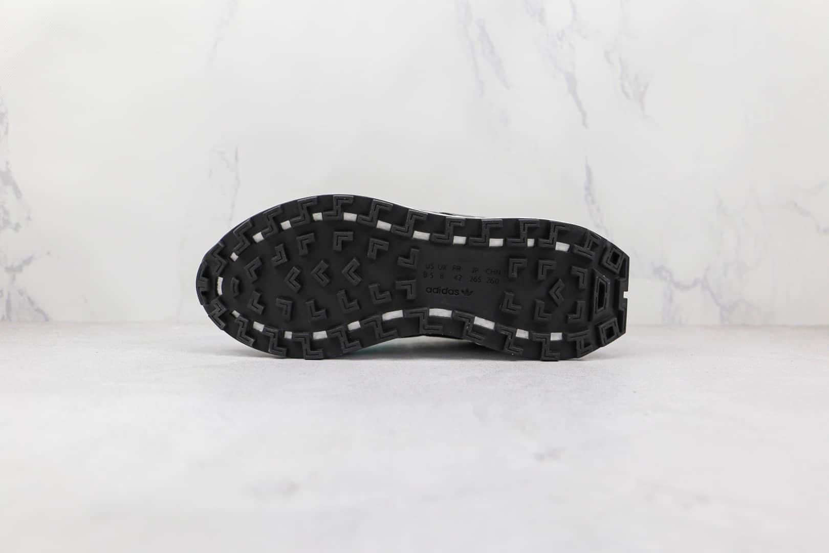 阿迪达斯Adidas RETROPY E5纯原版本黑灰色三叶草厚底爆米花跑鞋原楦头纸板打造 货号：GW2217