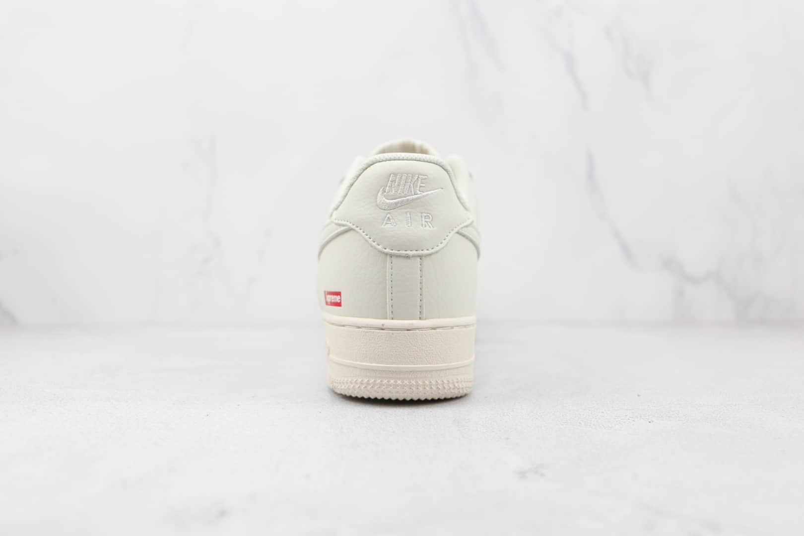 耐克Nike Air Force 1 x Supreme联名款纯原版本低帮空军一号米色板鞋内置气垫 货号：CV9225-126