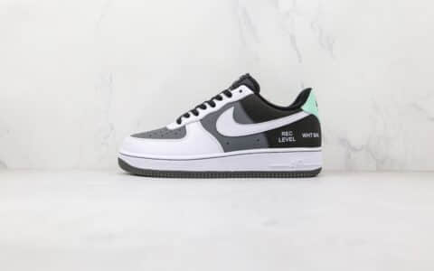 耐克Nike Air Force 1 Low Camcorder纯原版本低帮空军一号摄像机白灰黑色印字板鞋原盒原标 货号：DG5060-755