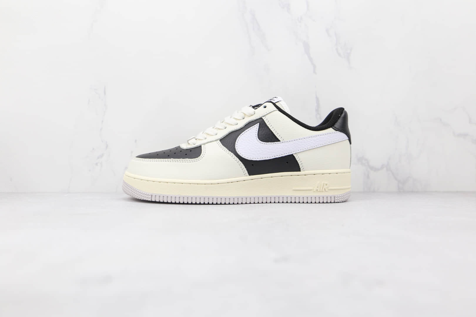 耐克Nike Air Force 1 Bubble Tea纯原版本低帮空军一号珍珠奶茶白黑色板鞋内置气垫 货号：CW2288-905