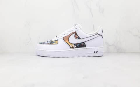 耐克NiKe Air Force 1纯原版本低帮空军一号侠盗飞车联名款GTA5板鞋原楦头纸板打造 货号：CW2288-302