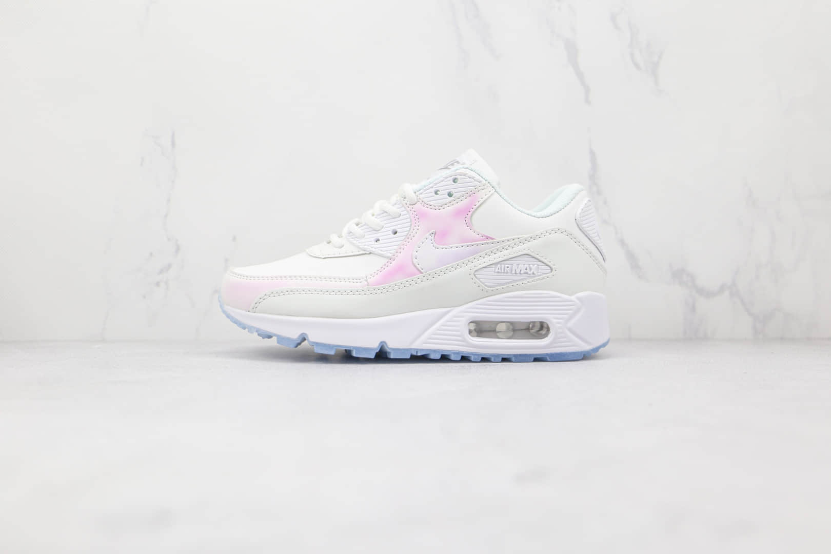 耐克Nike Air Max 90纯原版本白色温变Max90气垫鞋原楦头纸板打造 货号：537384-111