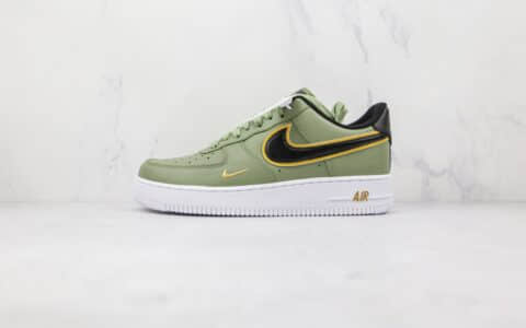 耐克Nike Air Force 1‘07 LV8纯原版本低帮空军一号橄榄绿黑钩板鞋内置气垫 货号：DA8481-300