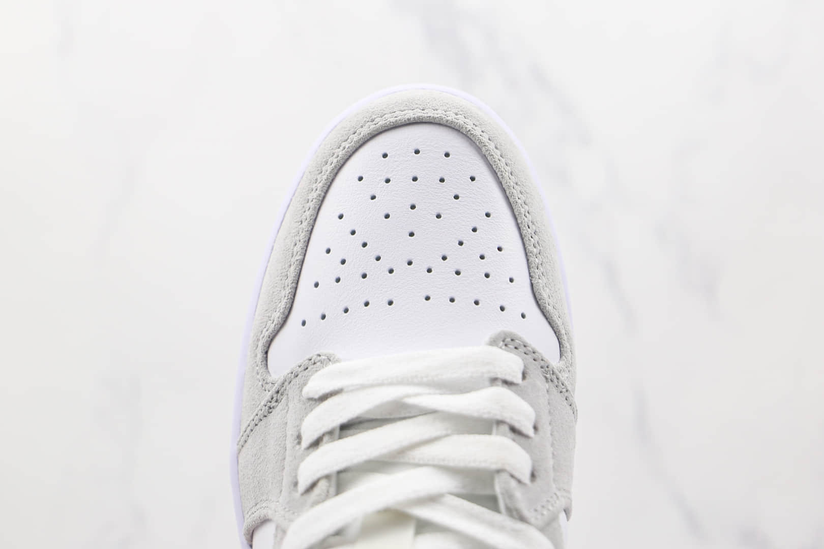 乔丹Air Jordan 1 Low纯原版本低帮AJ1灰白红色篮球鞋原档案数据开发 货号：DC6991-016