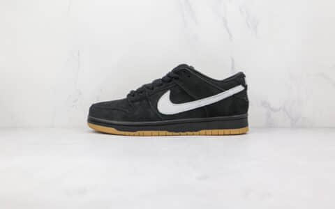 耐克Nike SB Dunk Low Tog纯原版本低帮SB DUNK黑曼巴白黑色生胶大底板鞋原档案数据开发 货号：BQ6817-010