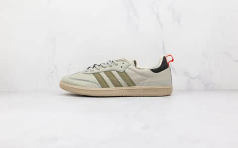 阿迪达斯Adidas Samba OG纯原版本桑巴灰色反毛皮板鞋原楦头纸板打造 货号：EE6664