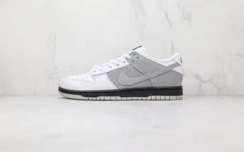 耐克Nike Dunk SB Low Pro纯原版本低帮SB DUNK元年白灰板鞋原鞋开模一比一打造 货号：317813-101